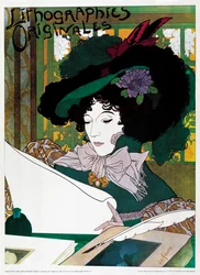 Plakat reklamowy „Lithographies Originales”